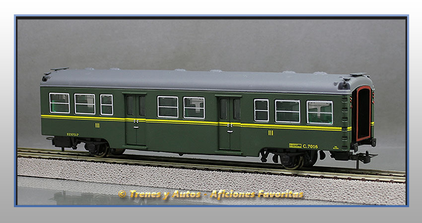 Coche pasajeros Tipo C "Yencas" - Renfe